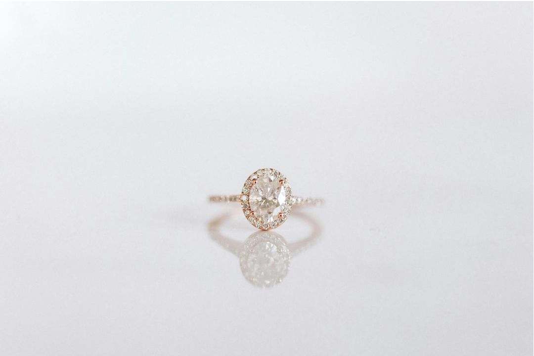 Ring being hand-finished